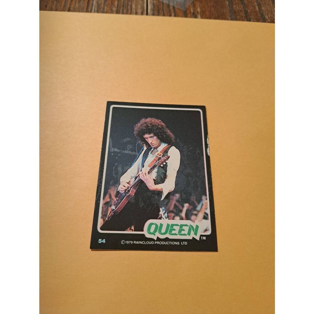 Vintage 1979 Raincloud Productions Queen Trading Card #54 Rock Band Memorabilia